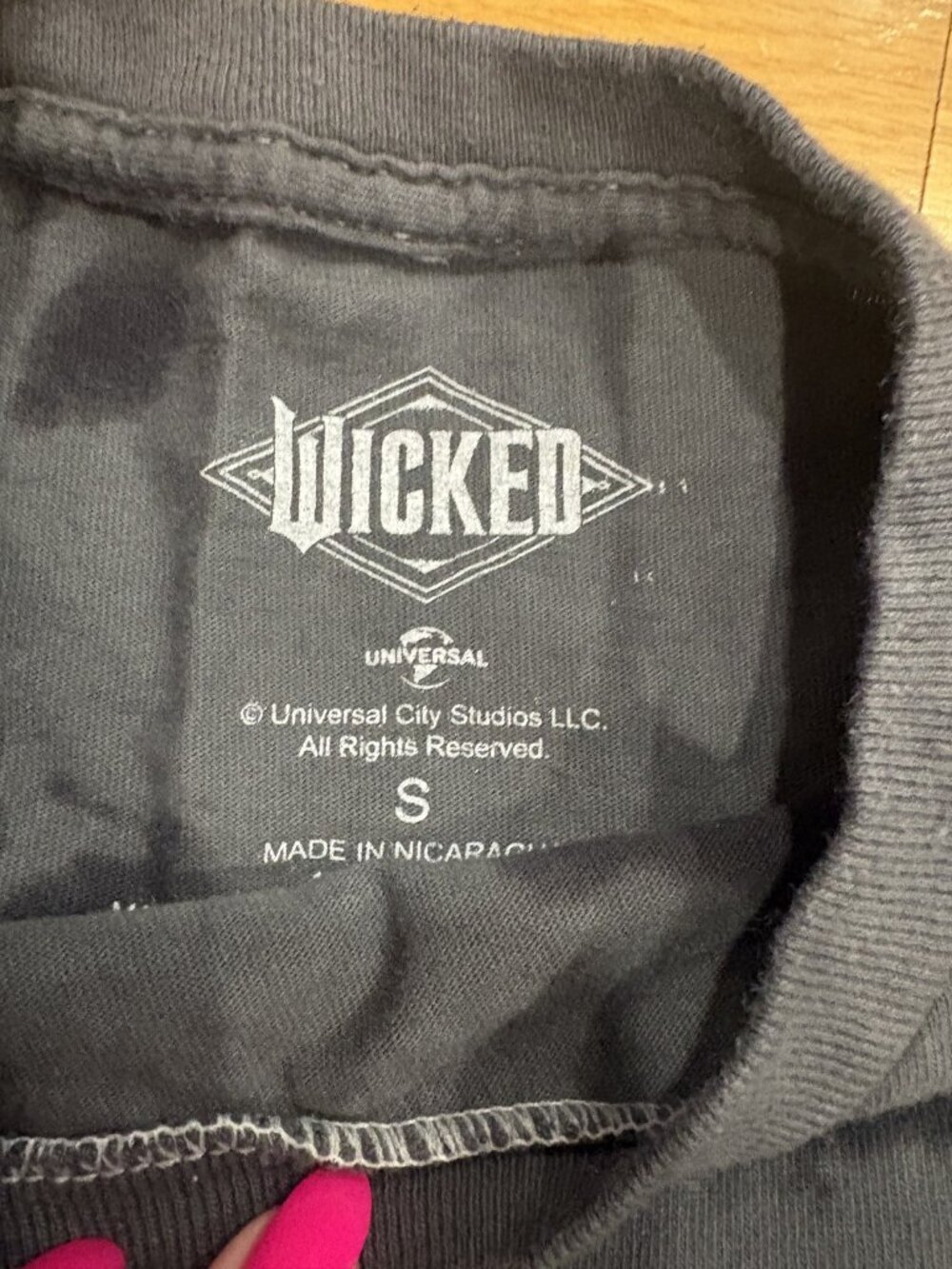 Wicked Size Small (S) Wicked Graphic Tee with Tie Dye Pattern - Picture 2 of 4